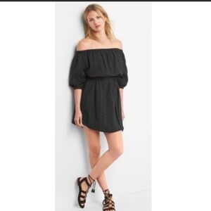 NWT, GAP Black Summer Eyelet Dress size XS